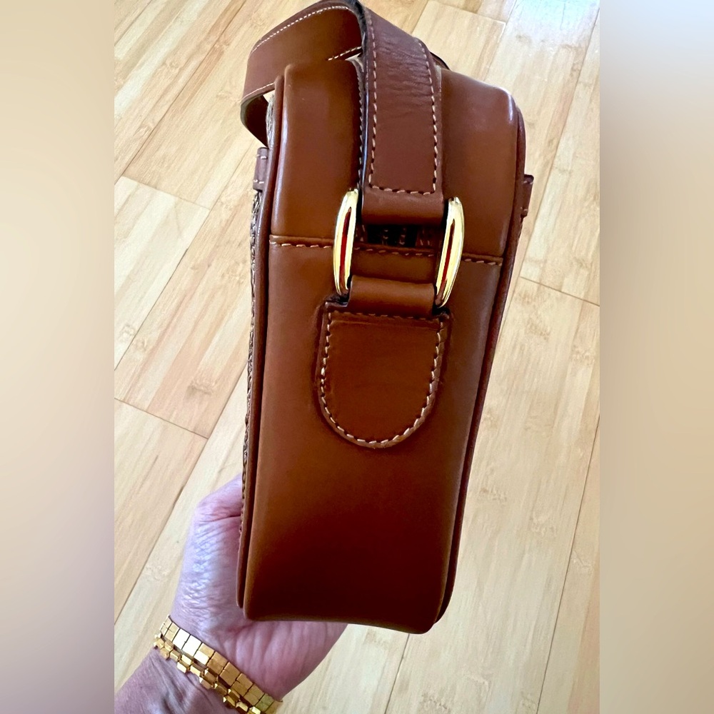 Gucci Vintage Silk Jacquard Signature Logo Crossbody/Shoulder Bag. - Picture 5 of 10